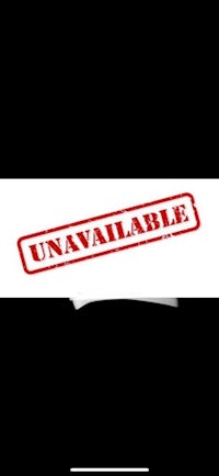 an image of an unavailable sticker on a black background