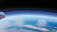 a view of the earth from space