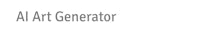 a logo for ai art generator